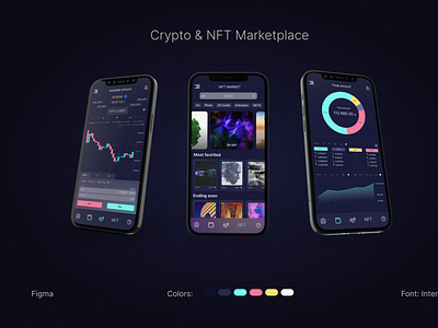 Crypto & NFT Marketplace crypto design nft ui