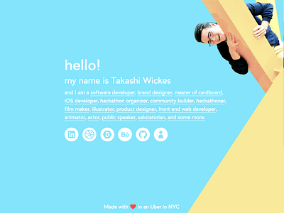 takashiwickes.com french fries minimal personal website portfolio takashi