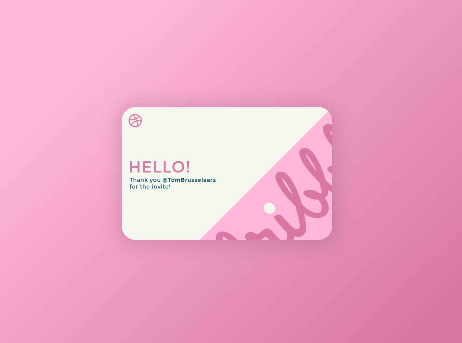 Hello World! by Tom van Ooijen on Dribbble