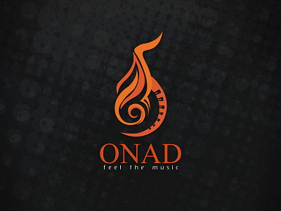 ONAD Music Logo Design brand identity branding design graphic design illustration lakshitha chirath logo onad music vector