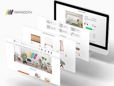 Maynooth Furniture adobe xd adobexd browser dribbble furniture mockup prototype site ui ui design uidesign user experience user interface ux ux design uxdesign web site website xd