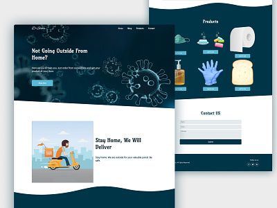 Covid-19 Ecommerce Template For Online Store