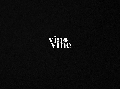 Logo design for VinVine. brand design design graphic design logo logodesign logotype tipography