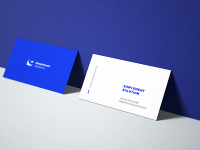 Business Card design for Simplement Solution