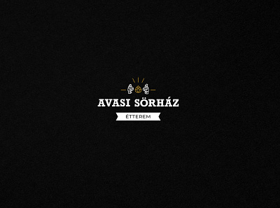 Avasi Sörház - logo design brand design branding design graphic design logo vector