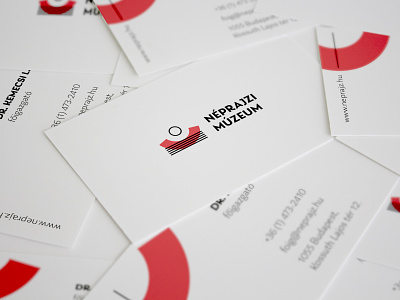 Hungarian Ethnographic Museum brand brand design branding buisness card design graphic design layout design logo