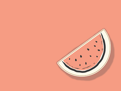minimalistic melon abstract food logo melon minimalism minimalistic modern