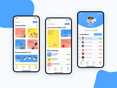 Children's Healthcare App app branding colors concept design figma inspiration minimal ui ux