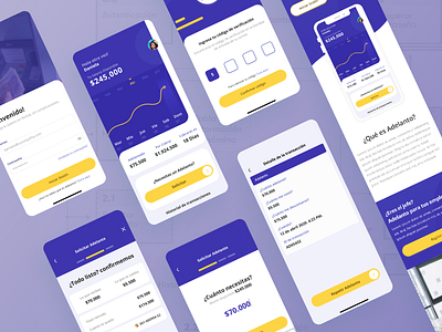 Payroll Advance Platform branding design figma minimal ui ux