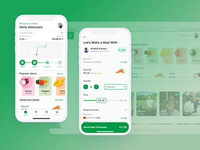 Connected Farmers Marketplace branding design figma illustration inspiration minimal