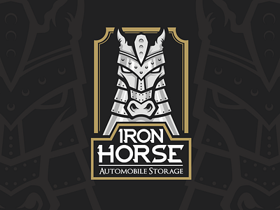Iron Horse branding design logo vector