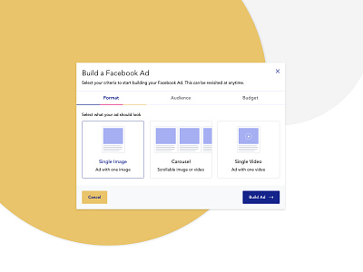 Facebook Ad - Modal brand identity branding facebook ad minimal modal box modal design product design typography ui design ux desgin web design