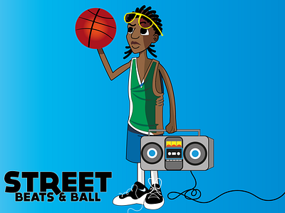 Street&Beatz&Ball illustration illustrator art