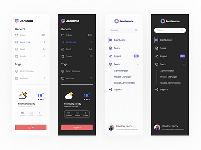 Sidebar Menu clear dashboard dashboard menu figma menu minimal navigation sidebar sidemenu ui webdesign