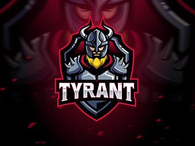 Tyrant esport kings knight shield spartan sports viking warrior