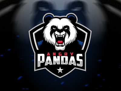 Panda angry animal beast esport pandas sport teams