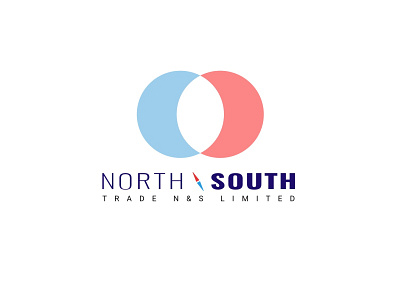 North South Trading branding design logo