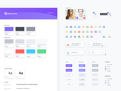 Product UI Style Guide app b2c business cooperation desktop interface management modern product saas ui ux