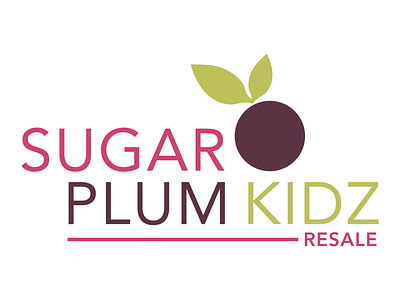 Sugar Plum Kidz Resale - Logo clothing label logo logo design logo development retail design vector visual identity