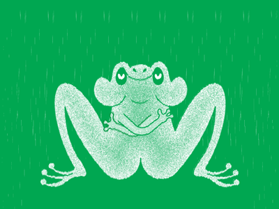 Happy Spring! 🐸 ae after effects amphibian animation animation 2d animation after effects april bounce character frog frogs green happy rain spring
