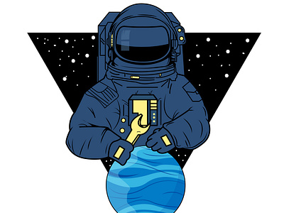 astronaut illustration