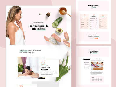 Spa Layout Bundle for SP Page Builder Pro design flat herbal interface organic sp page builder spa ui uidesign uiux user experience userinterface ux web