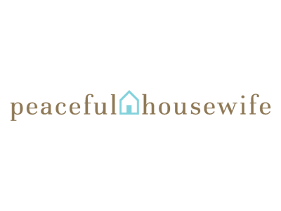 The Peaceful Housewife illustrator logo