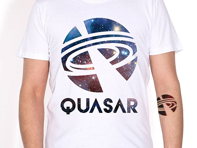 Quasar Logo III c.i galaxy illustration logo signet space stars