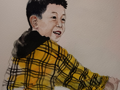 Trainee aquarell illustration portrait sketch watercolor watercolour