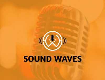 sound wave animation brand design brand identity design flat logo logodesign minimal typography vector