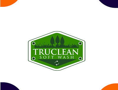 truclean mordarn logo animation brand design brand identity branding flat icon logo logodesign minimal typography