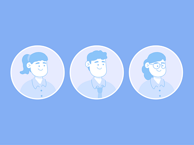 Profile Avatar Icons designs, themes, templates and downloadable graphic  elements on Dribbble