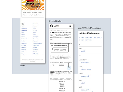 Introducing JSON - Mobile Display 2/3 blue branding documentation javascript json mobile design ui ui design ux webdesign