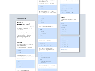 Introducing JSON - Mobile Display 3/3 blue branding documentation future javascript json mobile design ui vector webdesign