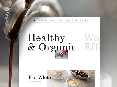 JOVA™ · Homepage animation art direction coffee food homepage interactive interface minimal navigation shop ui ux