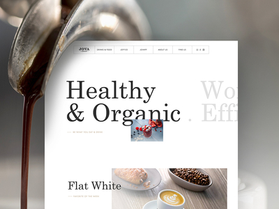 JOVA™ · Homepage animation art direction coffee food homepage interactive interface minimal navigation shop ui ux