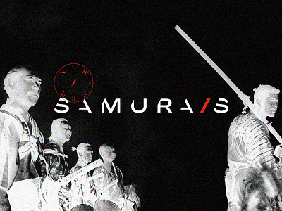 Samurais™ · Logo agency branding cut font identity japan katana logo samurais typo