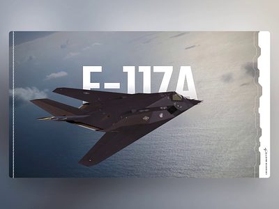 F-117A Nighthawk - PowerPoint Slides 3d aircraft animation design microsoft powerpoint slide design slides stealth ui