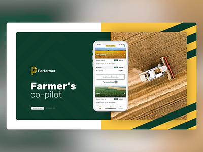 Perfarmer - PowerPoint Slides animation digital farm farmer microsoft powerpoint slide design slides wheat