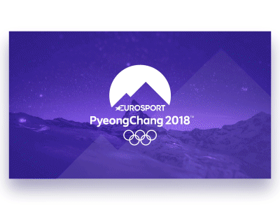 Eurosport - PyeongChang 2018 animation digital eurosport microsoft olympics powerpoint pyeongchang slide design slides sports template winter
