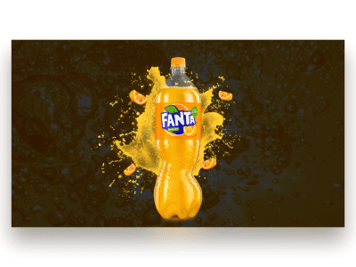 Fanta Orange - PowerPoint Slides animation drink fanta fruits microsoft morph orange powerpoint slide design slides soda template