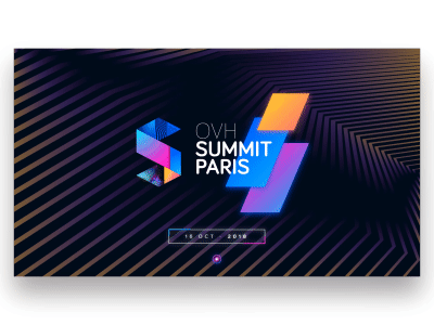 OVH 2018 Summit - PowerPoint Slides animation design digital event microsoft morph powerpoint slide design slides template ui