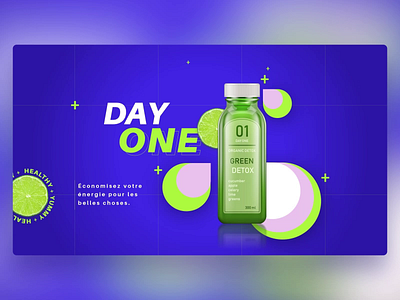 Organic Detox - PowerPoint Slides animation design digital drink health juice microsoft natural powerpoint slide design slides ui