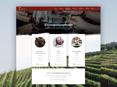Liber Wine - Website design