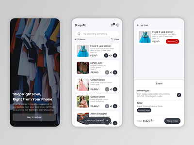 Shop At - Local store app by Tushar on Dribbble