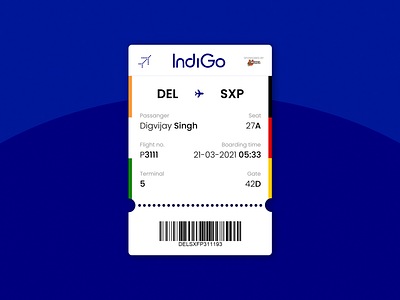 Boarding Pass (#dailyui #023) 024 aero app blue boarding pass branding dailyui design flight fly mobile trending trendy ui