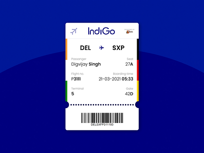 Boarding Pass (#dailyui #023)