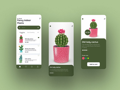 Daily UI #4 app dailyui ecommerce mobileui plantsshop ui uichallenge uidesign uxdesign