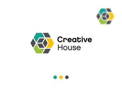 Logo for Creative House branding creative figma graphic design home house illustration illustrator logo vector