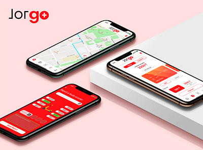 Jorgo project design mobile mockup modern web